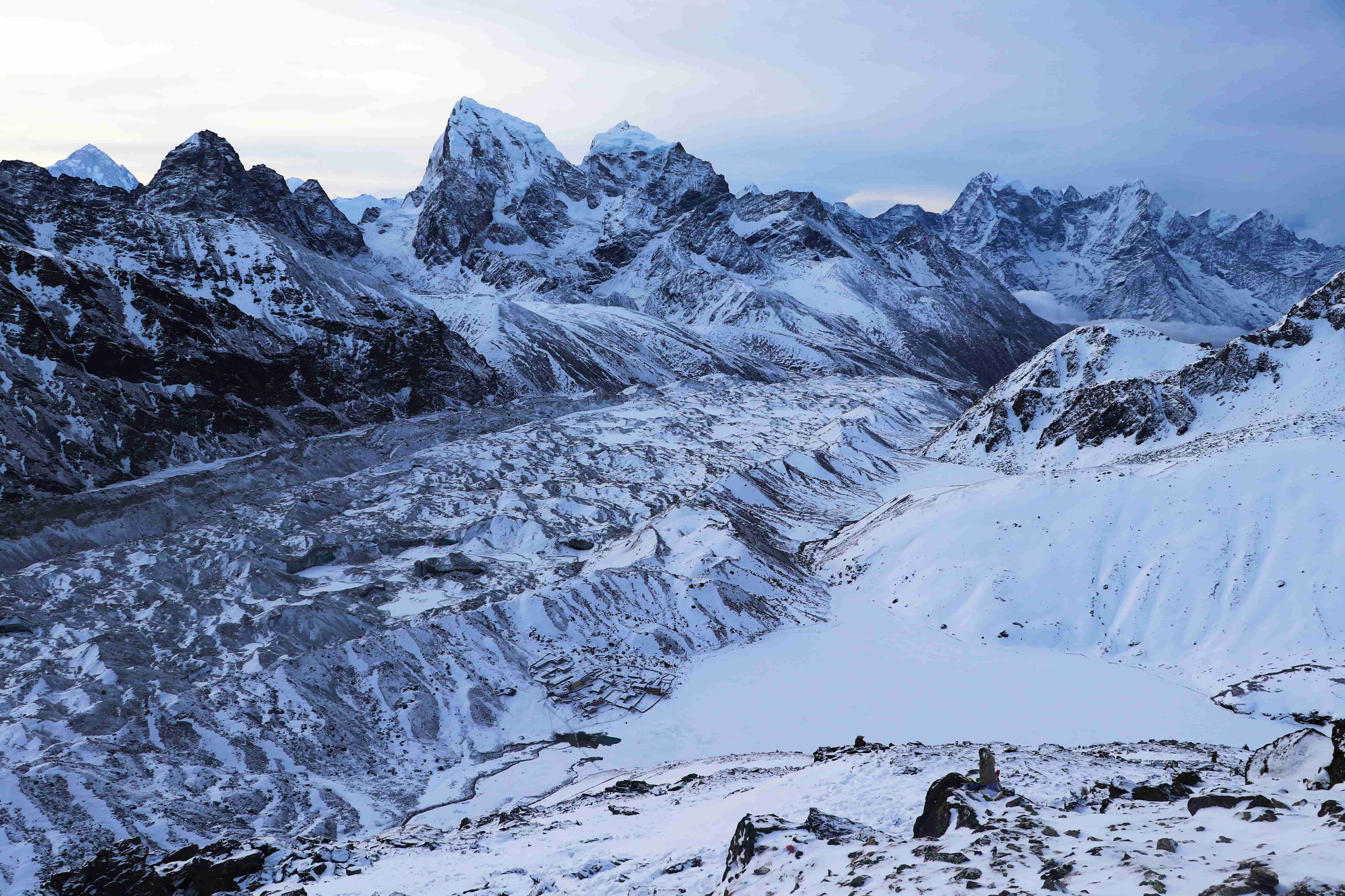 Snowy valley in the Himalayas hatzav aviv photography